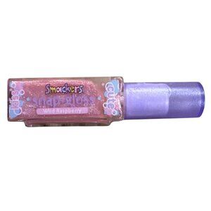 NEW Bubble Font Bonne Bell Lip Smacker WILD RASPBERRY Snap Lip Gloss Rare VHTF
